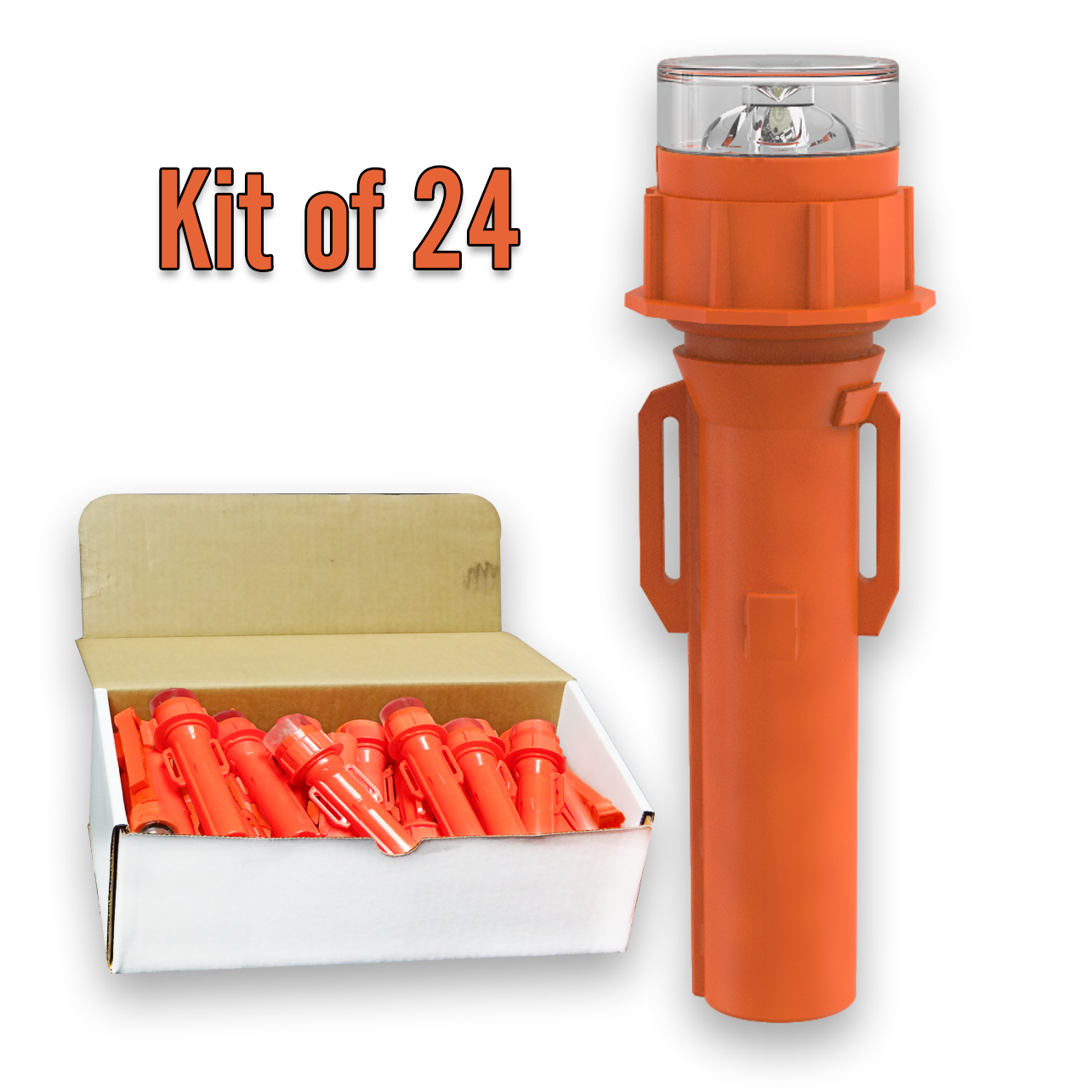 ThriftyFlare™ Cone ''S'' Kit with Snow Dome #6163 (For Standard Traffic Cones)